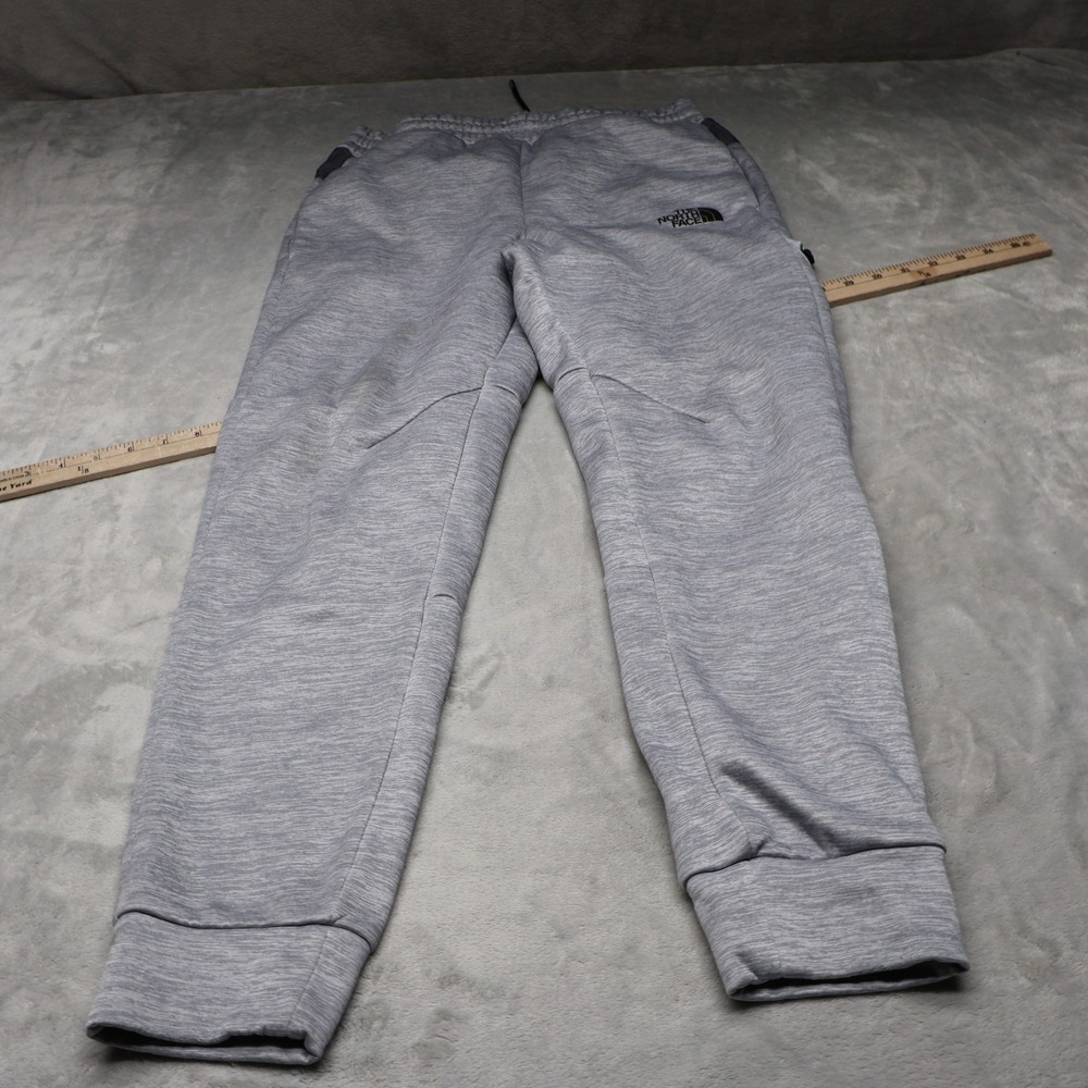 North Face Pants Mens Small Grey Heathered Fleece Mountain Athletic Jogger 29x28